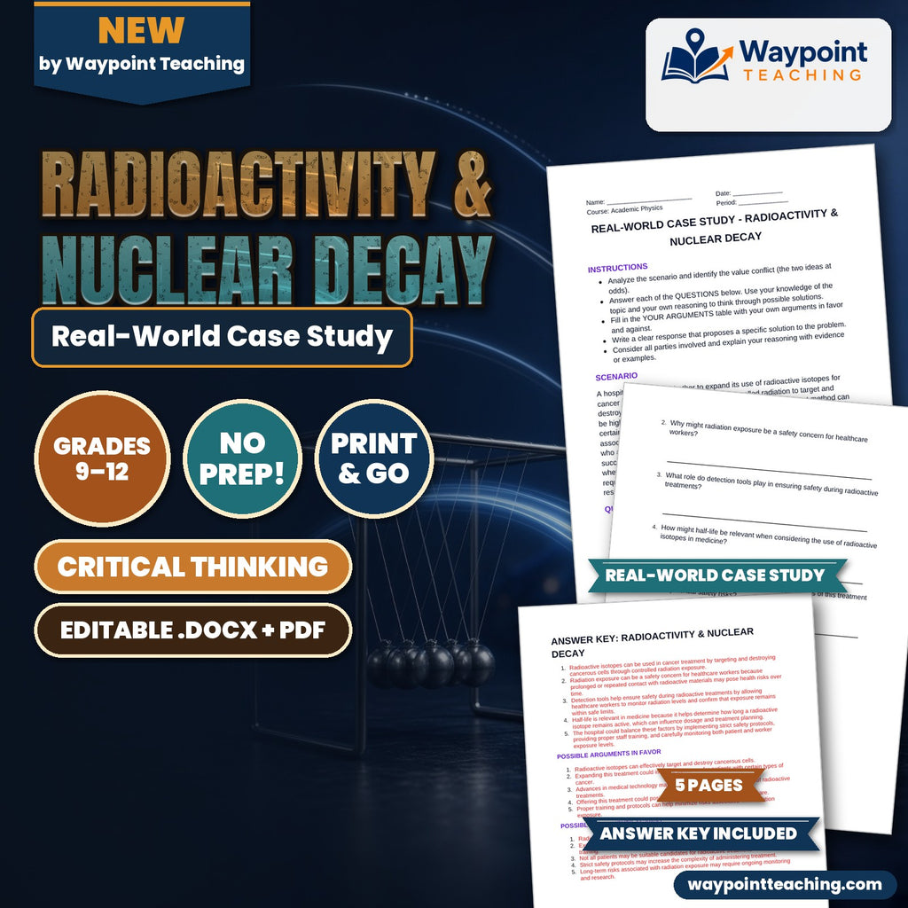 Radioactivity & Nuclear Decay Real-World Case Study cover