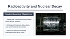 Radioactivity & Nuclear Decay Slide Show Presentation sample page