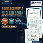 Radioactivity & Nuclear Decay Tic-Tac-Toe Review Game cover