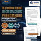 Reasoning Behind Electromagnetic Phenomenon Reading Worksheet cover