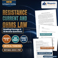 Resistance Current and Ohms Law Reading Worksheet cover