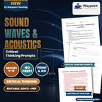 Sound Waves & Acoustics Critical Thinking Prompts cover