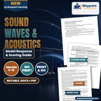 Sound Waves & Acoustics Model Response & Scoring Guide cover