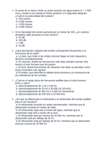 Sound Waves & Acoustics Spanish Unit Test sample page