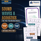 Sound Waves & Acoustics Tic-Tac-Toe Review Game cover