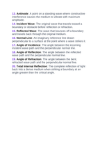Sound Waves & Acoustics Vocabulary Words & Definitions sample page