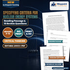 Specifying Criteria for Nuclear Energy Systems Reading Worksheet cover