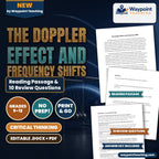 The Doppler Effect and Frequency Shifts Reading Worksheet cover