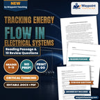 Tracking Energy Flow in Electrical Systems Reading Worksheet cover