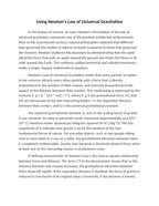 Using Newtons Law of Universal Gravitation Reading Worksheet sample page