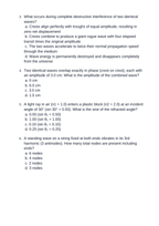 Wave Behavior: Reflection, Refraction, & Diffraction Unit Test sample page