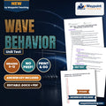 Wave Behavior: Reflection, Refraction, & Diffraction Unit Test cover