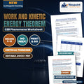 Work and Kinetic Energy Theorem: Stopping Distances and Braking Forces CER Phenomena Worksheet cover