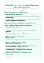 Work, Power, & Mechanical Advantage Substitute Lesson Plan sample page