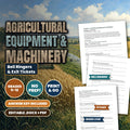 Agricultural Equipment & Machinery Bell Ringers & Exit Tickets cover