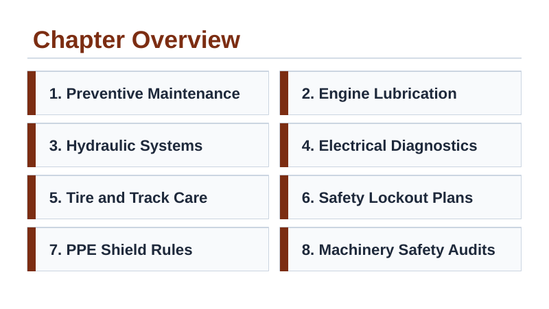 Equipment Maintenance & Safety Slide Show Presentation sample page
