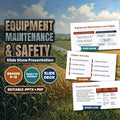 Equipment Maintenance & Safety Slide Show Presentation cover
