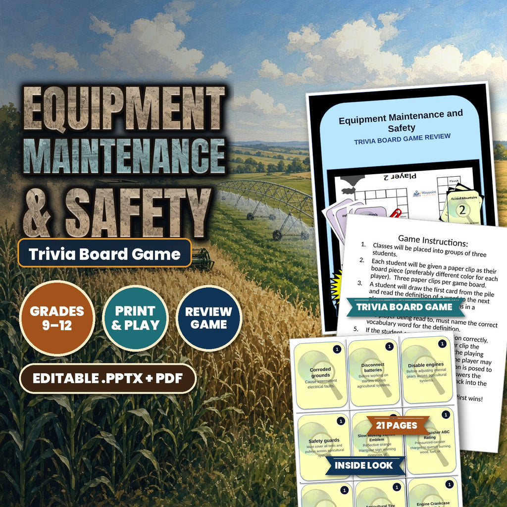 Equipment Maintenance & Safety Trivia Board Game cover