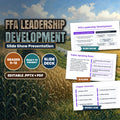 FFA Leadership Development Slide Show Presentation cover