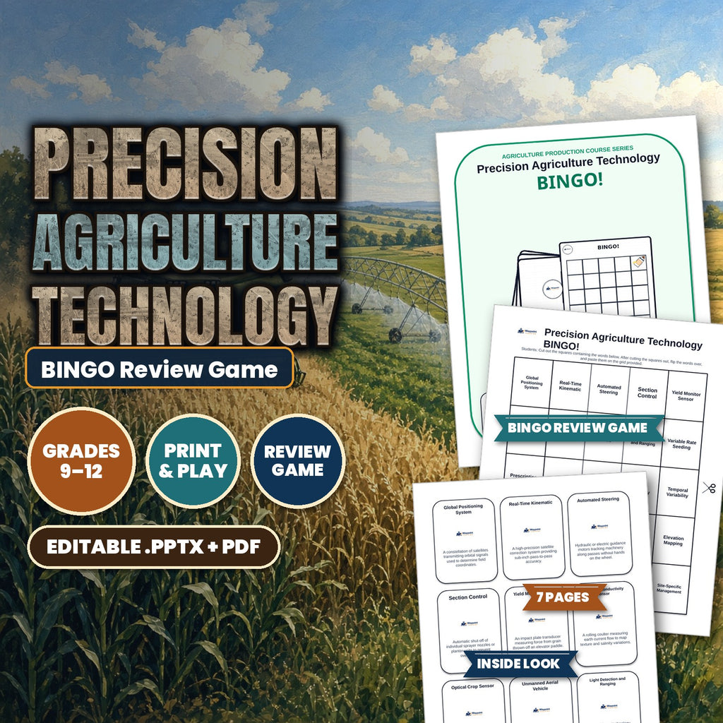 Precision Agriculture Technology BINGO Review Game cover