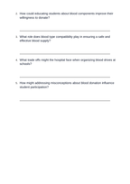 Blood & the Circulatory System Real-World Case Study sample page