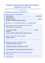 Blood & the Circulatory System Substitute Lesson Plan sample page