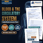 Blood & the Circulatory System Substitute Lesson Plan cover