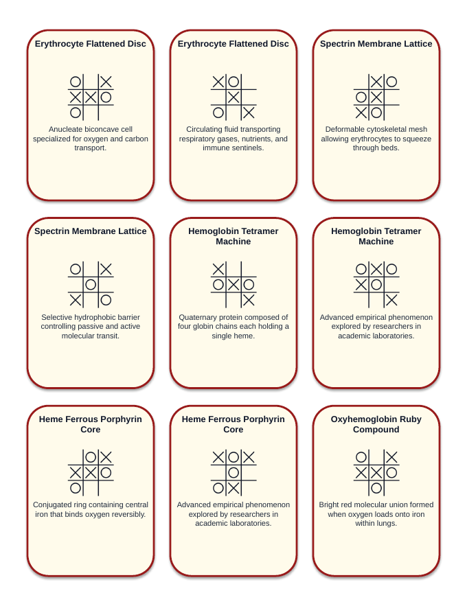 Blood & the Circulatory System Tic-Tac-Toe Review Game sample page