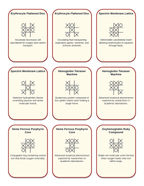 Blood & the Circulatory System Tic-Tac-Toe Review Game sample page