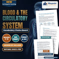 Blood & the Circulatory System Vocabulary Choice Board cover