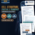 Cell Structure, Function, & Transport Substitute Lesson Plan cover