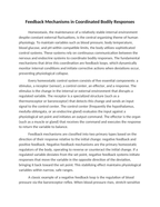 Feedback Mechanisms in Coordinated Bodily Responses Reading Worksheet sample page