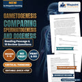 Gametogenesis Comparing Spermatogenesis and Oogenesis Reading Worksheet cover