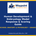 Human Development & Embryology Model Response & Scoring Guide cover