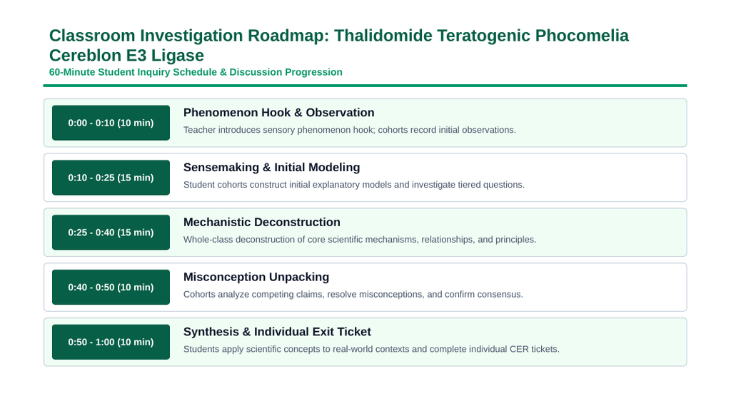 Human Development & Embryology Phenomena-Based Lesson: The Critical Teratogenic Window: Thalidomide, Cereblon Binding, and Phocomelia Presentation sample page
