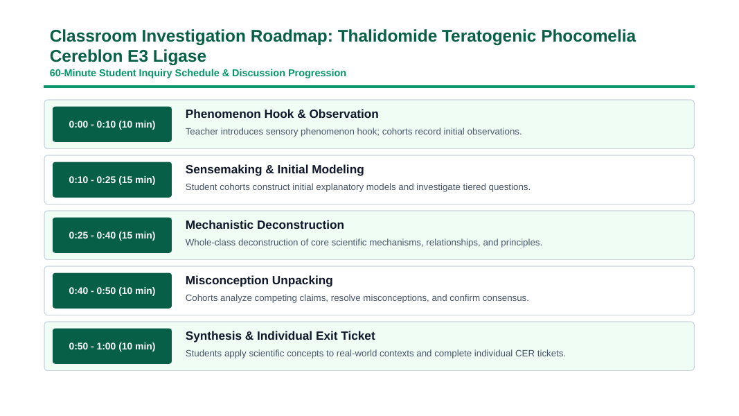 Human Development & Embryology Phenomena-Based Lesson: The Critical Teratogenic Window: Thalidomide, Cereblon Binding, and Phocomelia Presentation sample page