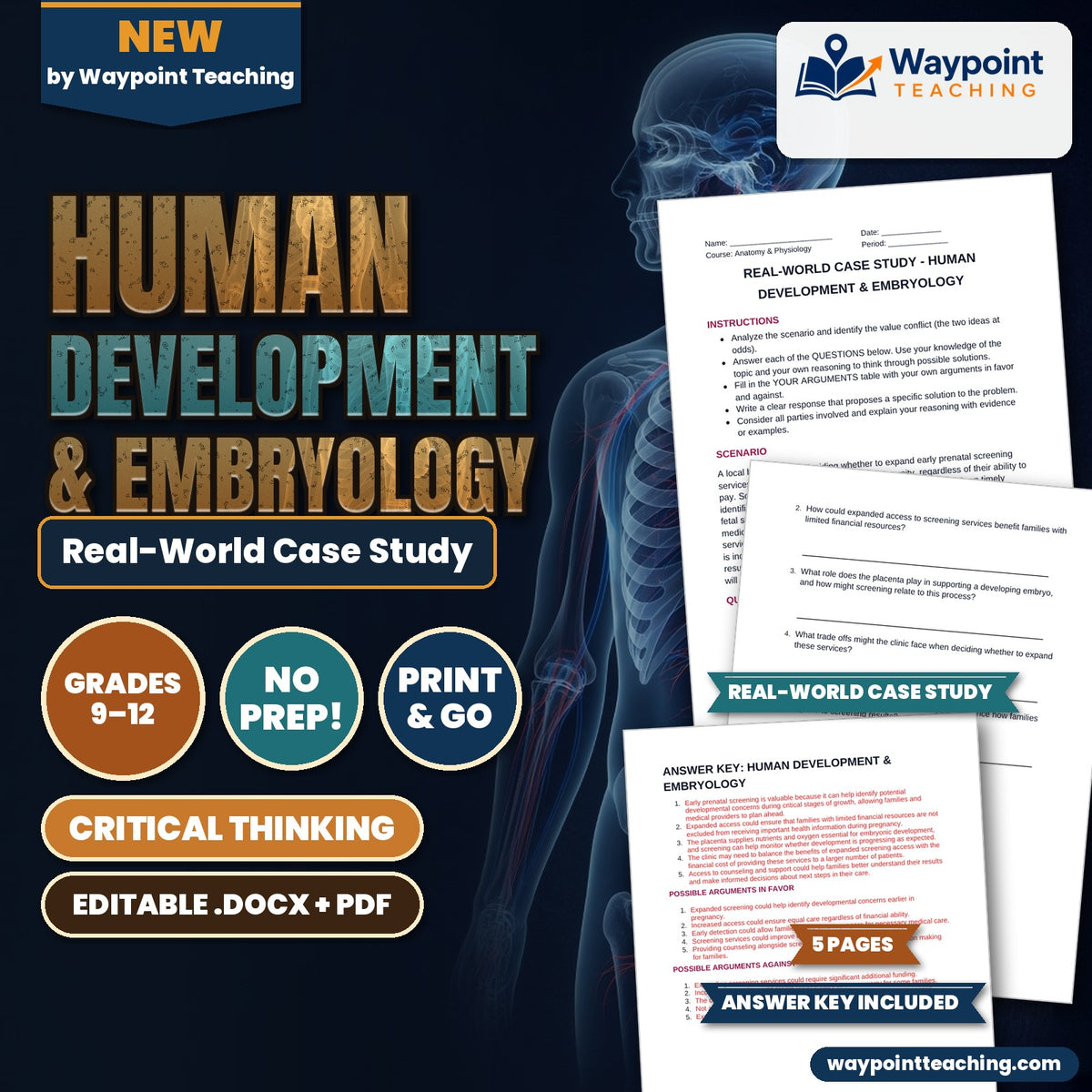 Human Development & Embryology Real-World Case Study cover