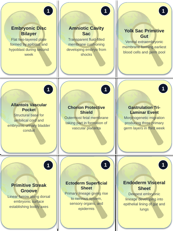 Human Development & Embryology Trivia Board Game sample page