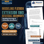 Modeling Flexion Extension and Rotational Movements Reading Worksheet cover