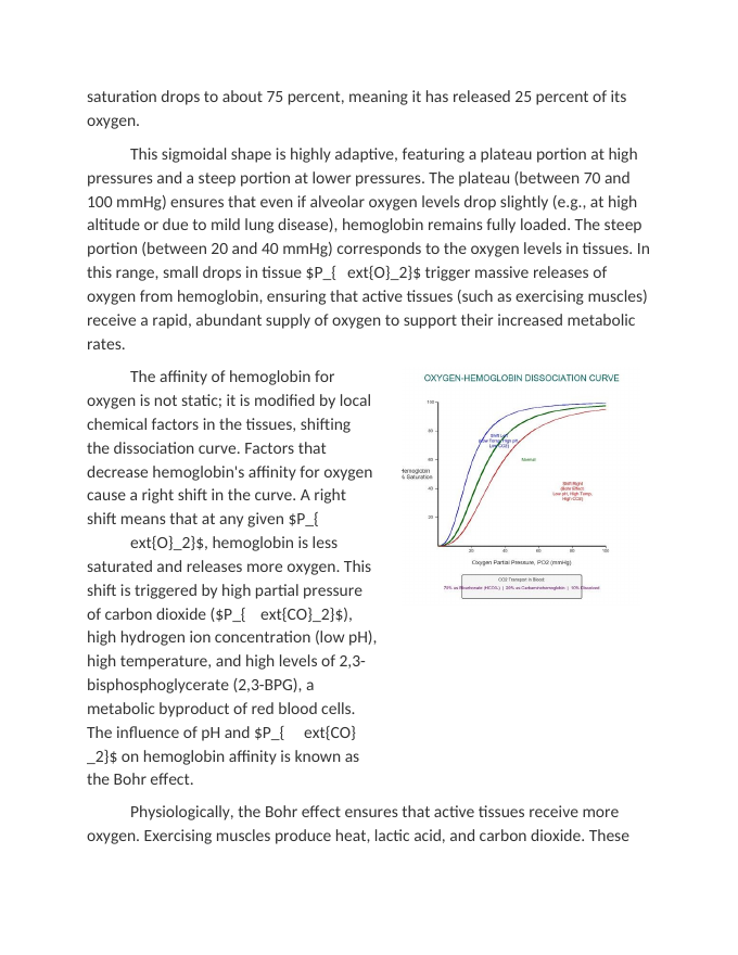 Oxygen and Carbon Dioxide Transport in the Blood Reading Worksheet sample page