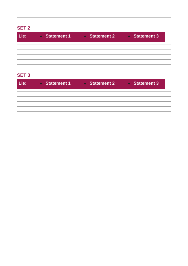 The Digestive System Truth or Lie Challenge sample page