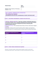 The Endocrine System Phenomena-Based Lesson: The Unchecked Giant: Why an 8-Foot-11 Man Never Stopped Growing Student Response Sheet sample page