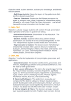 The Integumentary System 5E Lesson Plan sample page