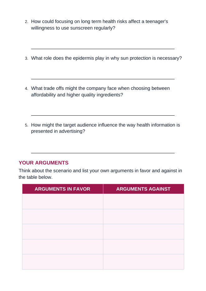 The Integumentary System Real-World Case Study sample page