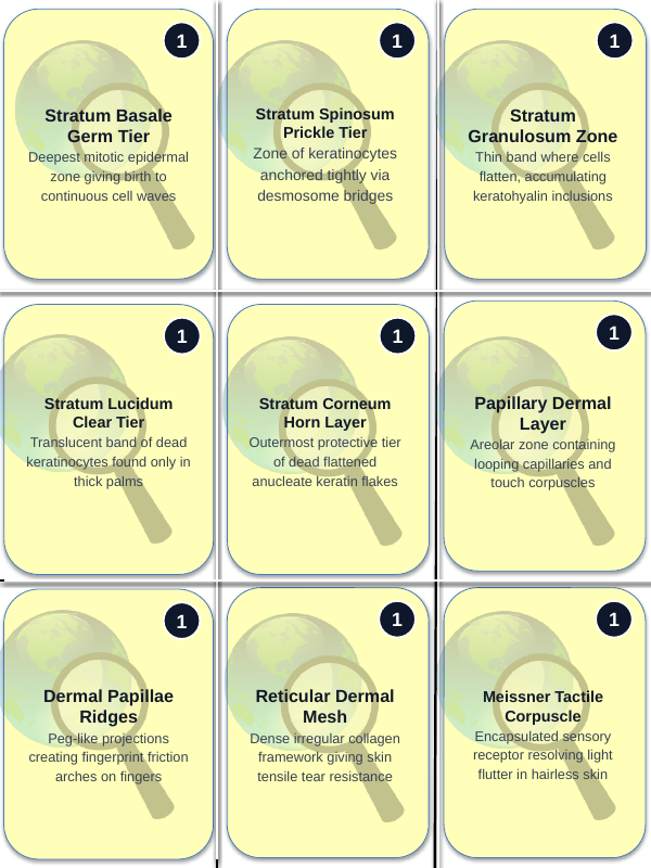 The Integumentary System Trivia Board Game sample page