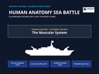 The Muscular System Sea Battle Review Game sample page