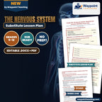 The Nervous System Substitute Lesson Plan cover