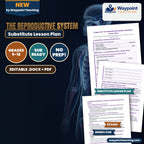 The Reproductive System Substitute Lesson Plan cover