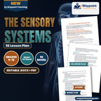 The Sensory Systems 5E Lesson Plan cover