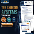The Sensory Systems CER Task Cards cover